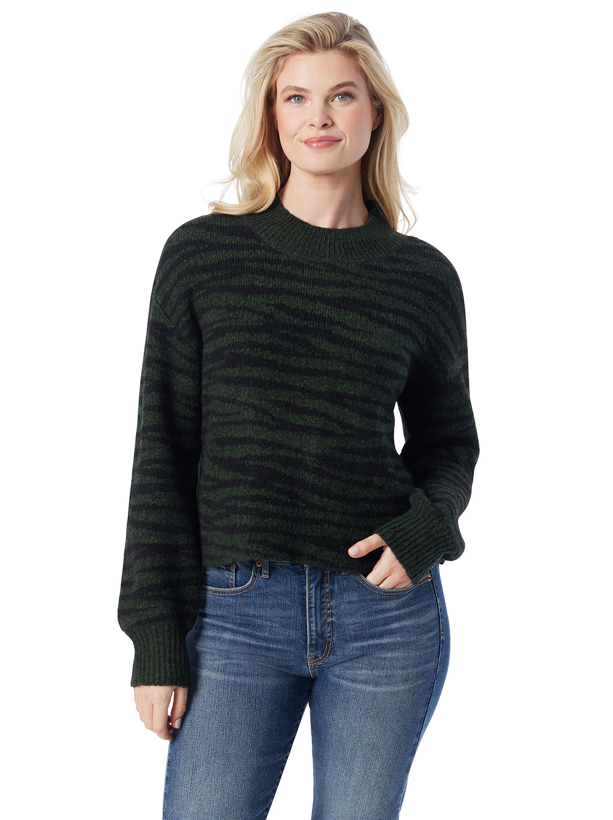 Women Portia Sweater - Animal Jacquard | Jessica Simpson