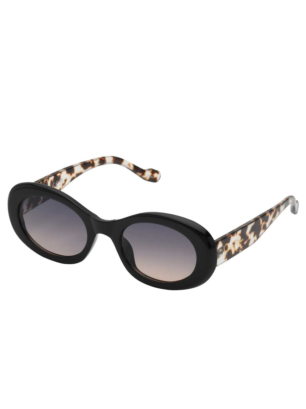 Accessories Iconic Vintage Oval Sunglasses - Black | Jessica Simpson
