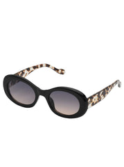 Accessories Iconic Vintage Oval Sunglasses - Black | Jessica Simpson