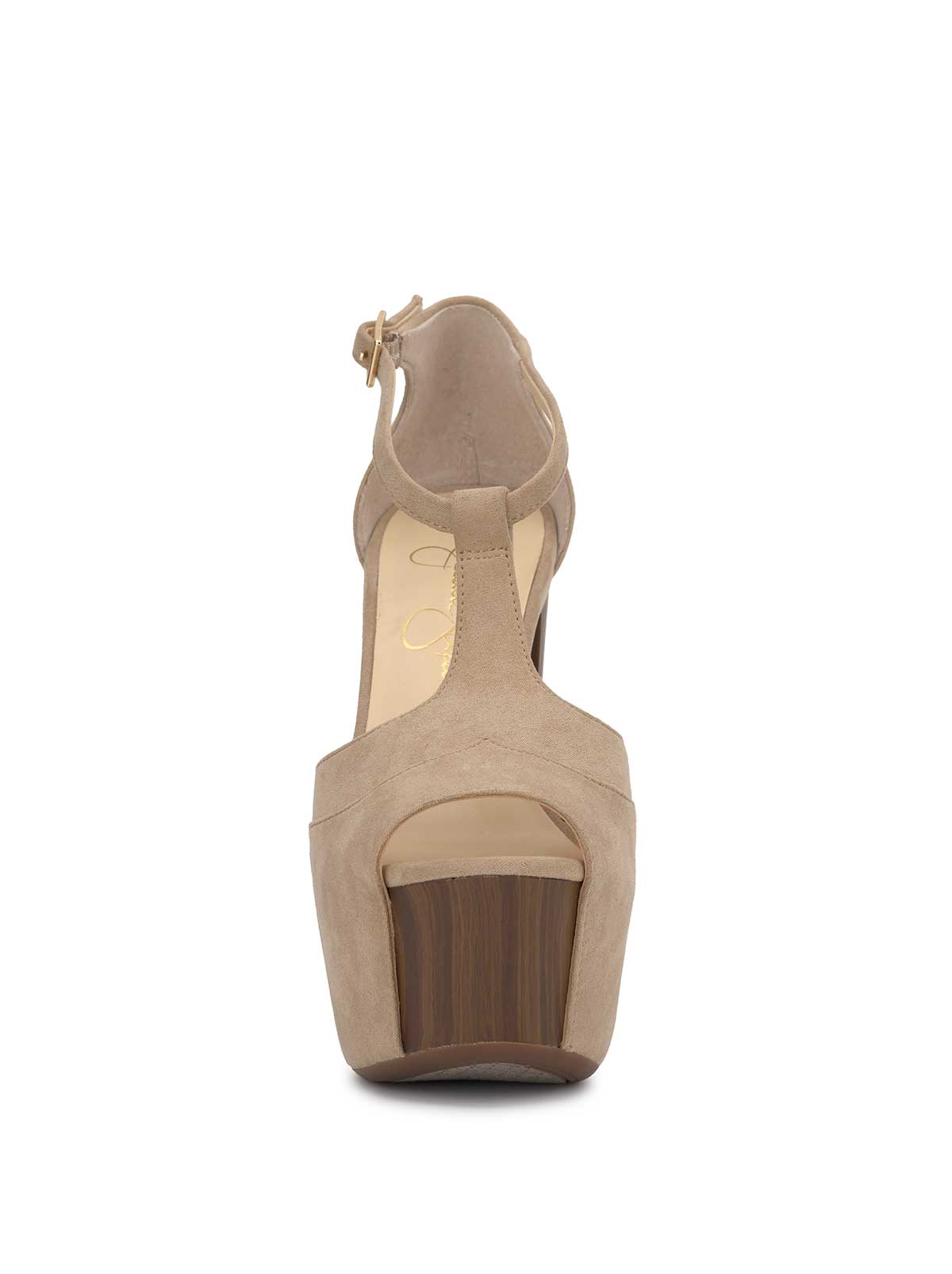 Women Dany T-Strap Platform Sandal - Almond | Jessica Simpson