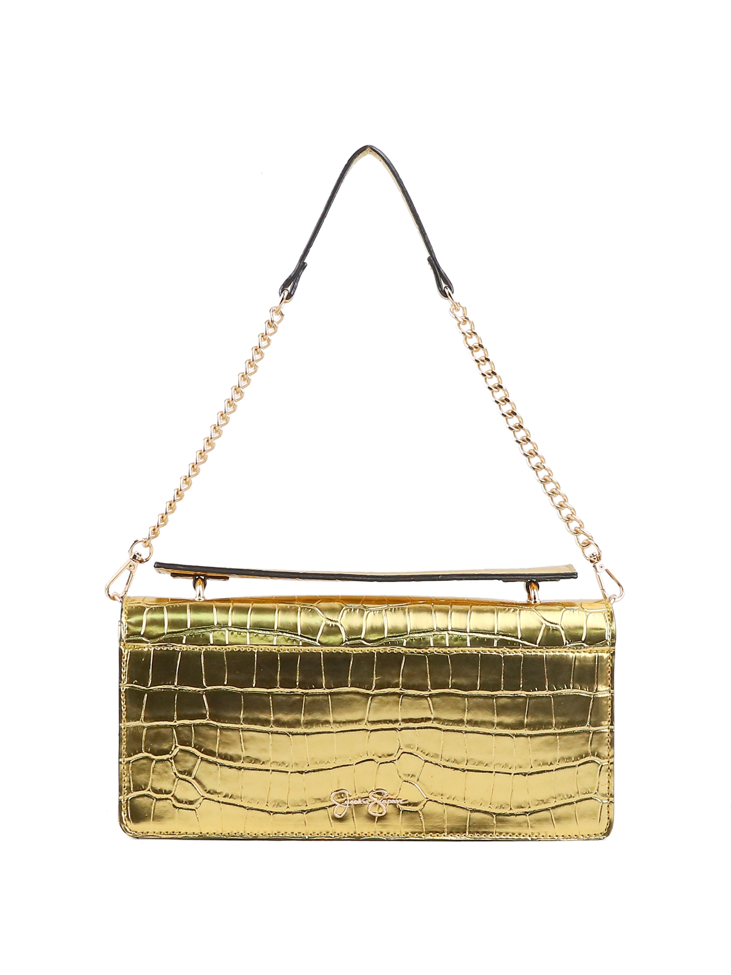Accessories Brooke Clutch - Gold Croco | Jessica Simpson