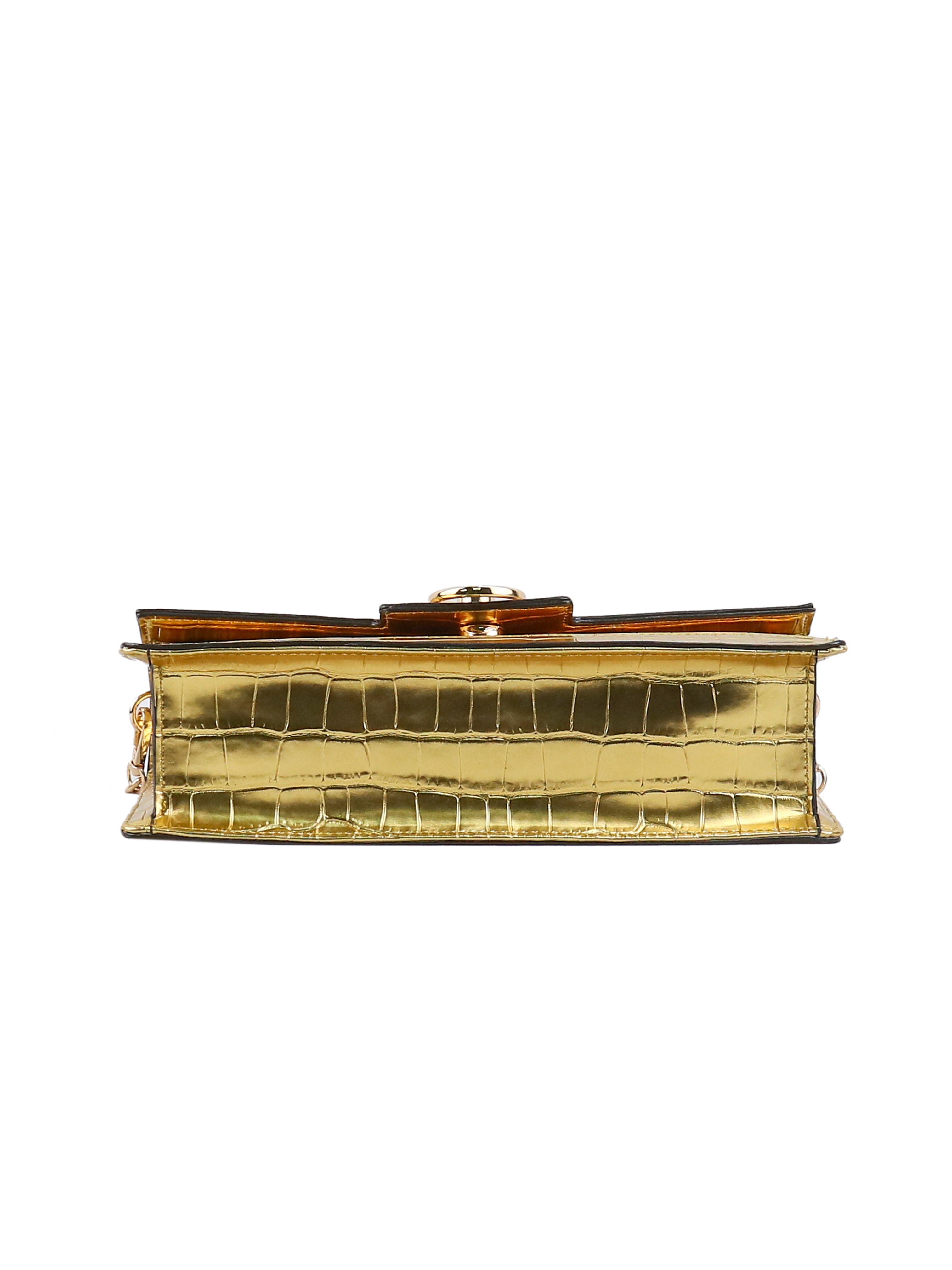 Accessories Brooke Clutch - Gold Croco | Jessica Simpson