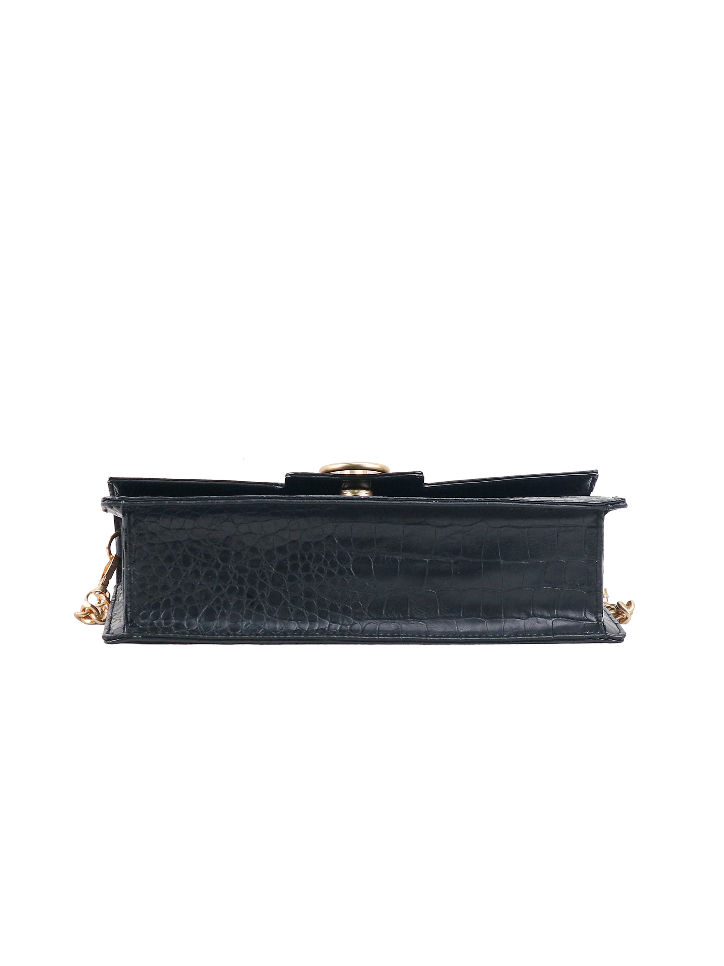 Accessories Brooke Clutch - Black Croco | Jessica Simpson