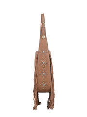Accessories Fringed Calypso Hobo - Almond Brown | Jessica Simpson