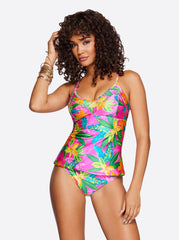Women Cross Back Tankini - Feel the Love | Jessica Simpson