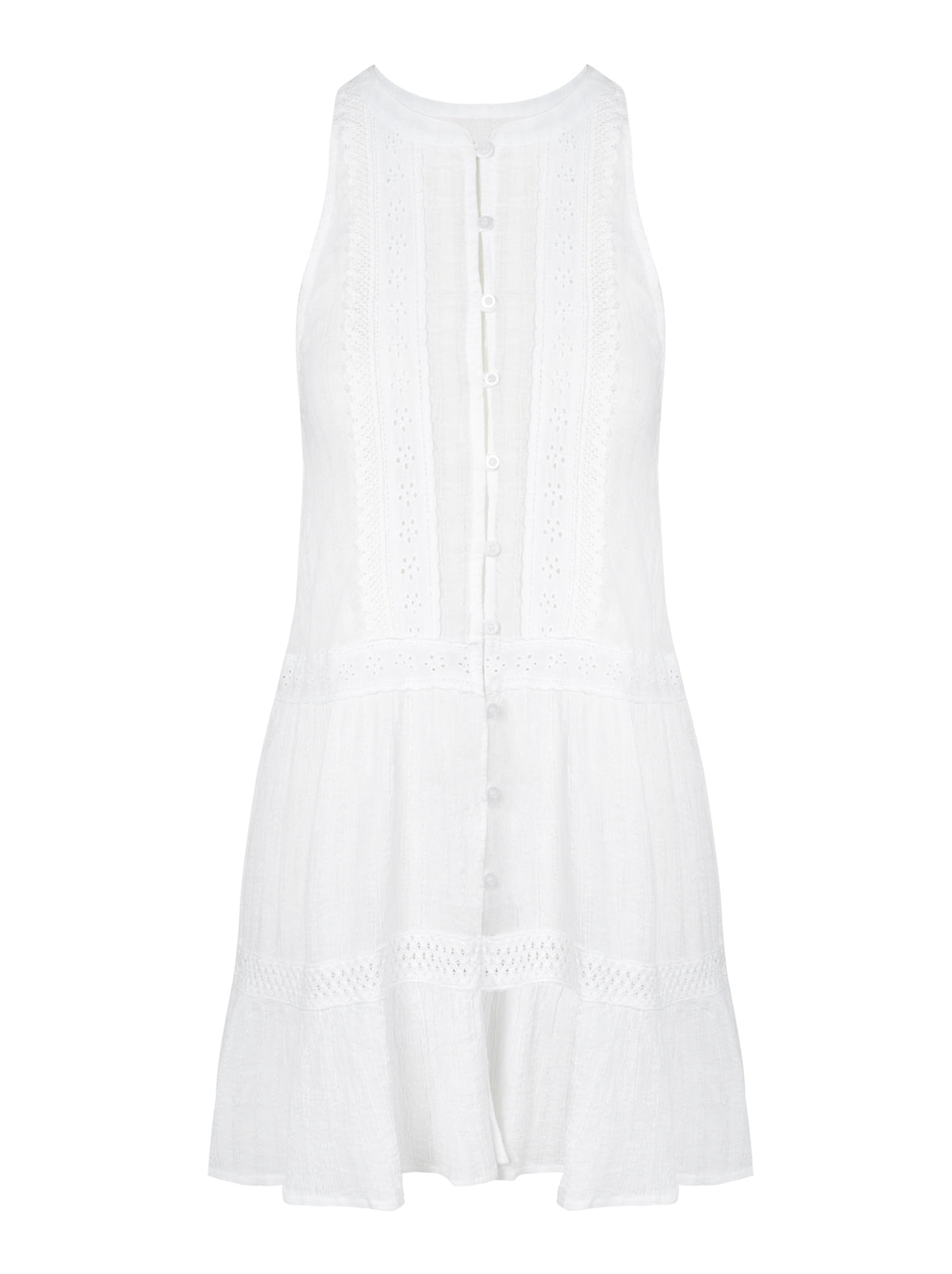 Women Boho Jacquard Cover Up - White | Jessica Simpson
