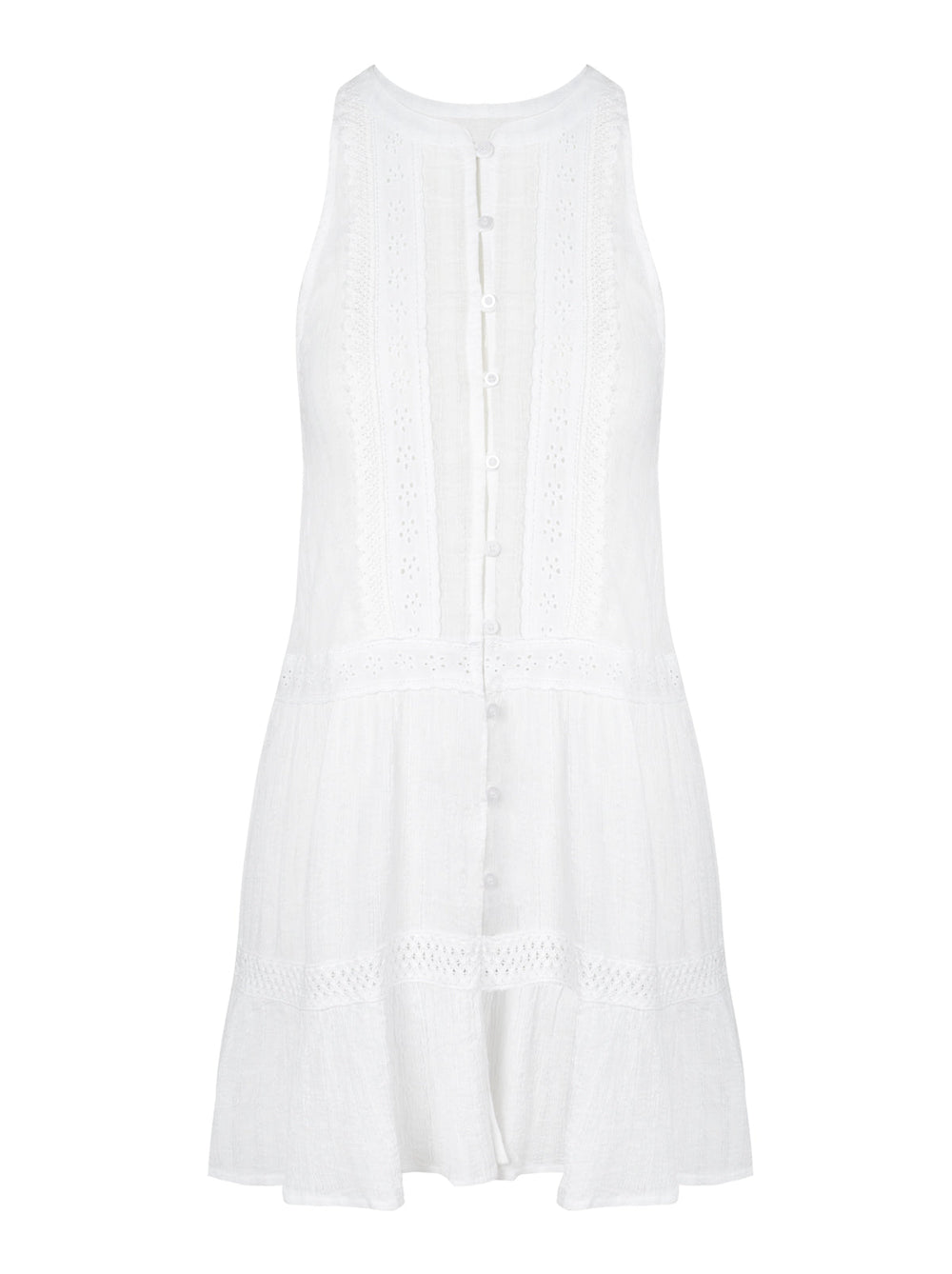 Women Boho Jacquard Cover Up - White | Jessica Simpson