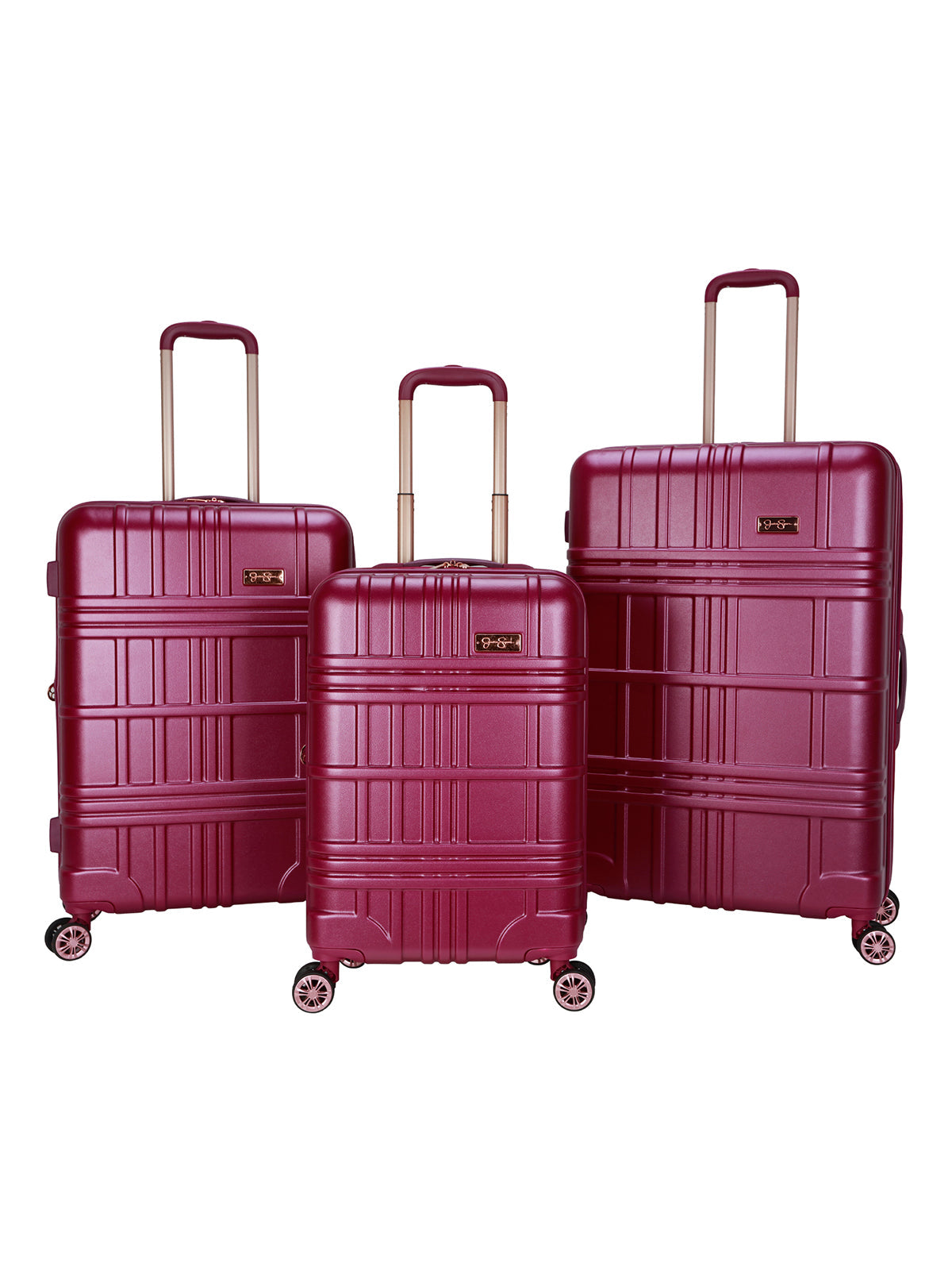 Home Jewel Plaid Luggage Collection - Violet | Jessica Simpson