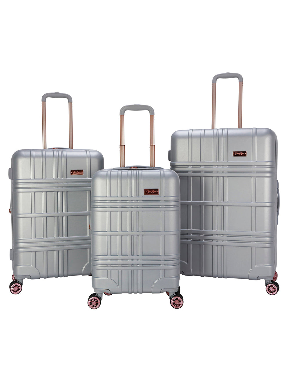 Home Jewel Plaid Luggage Collection - Silver | Jessica Simpson