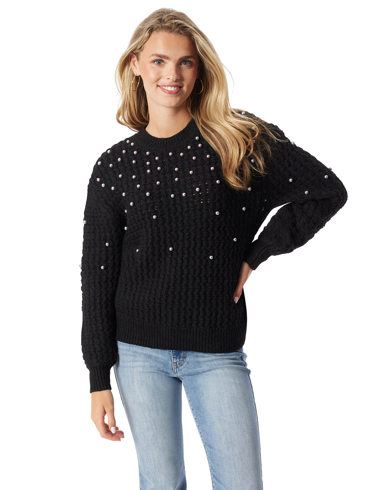 Women Kamari Sweater - Black | Jessica Simpson