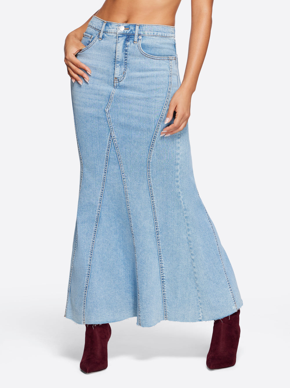 Women Denim Skirt - Open Book | Jessica Simpson