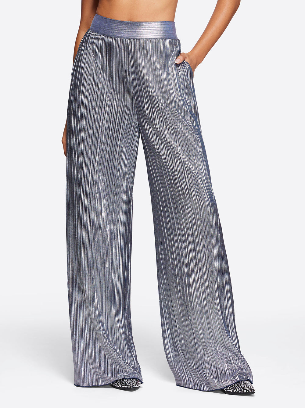 Women Adaeze Wide Leg Pant - Peacoat | Jessica Simpson