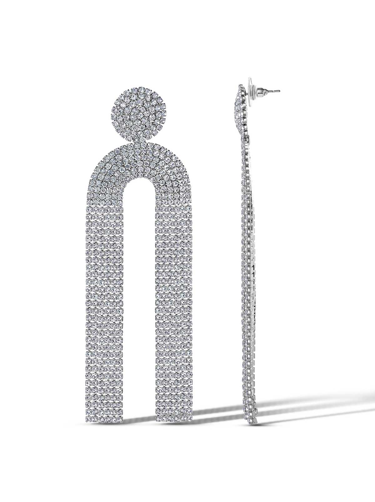 Accessories Pave Tassel Earring | Jessica Simpson