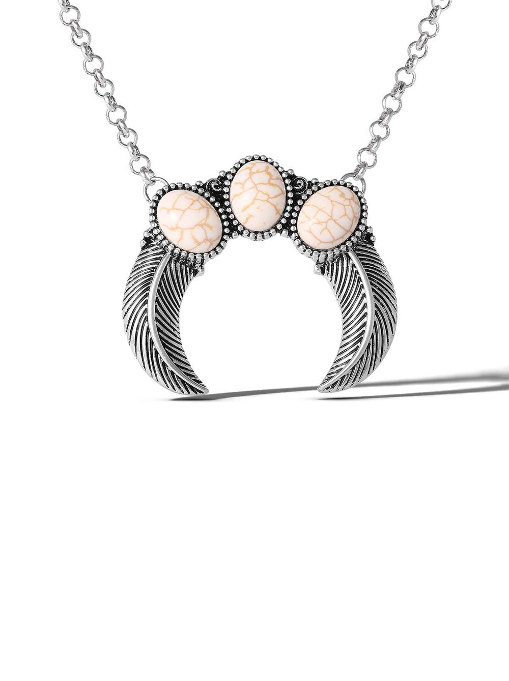 Accessories Stone Horn Necklace | Jessica Simpson