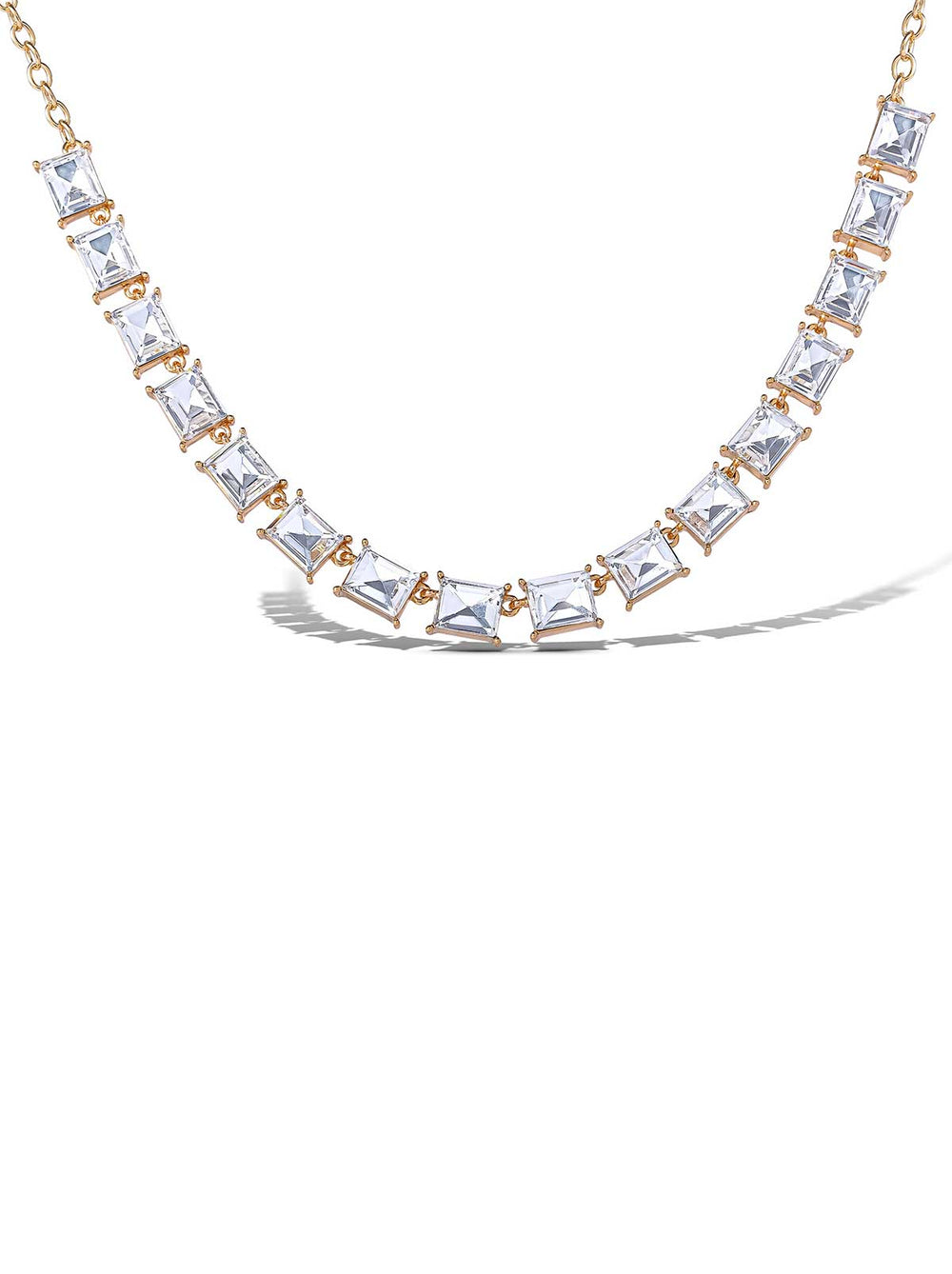 Accessories Crystal Stone Frontal Necklace | Jessica Simpson