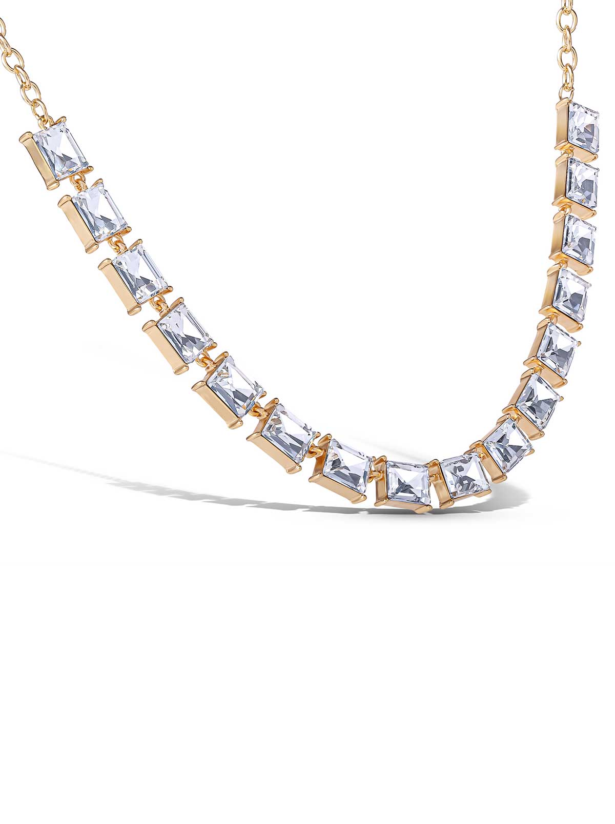Accessories Crystal Stone Frontal Necklace | Jessica Simpson