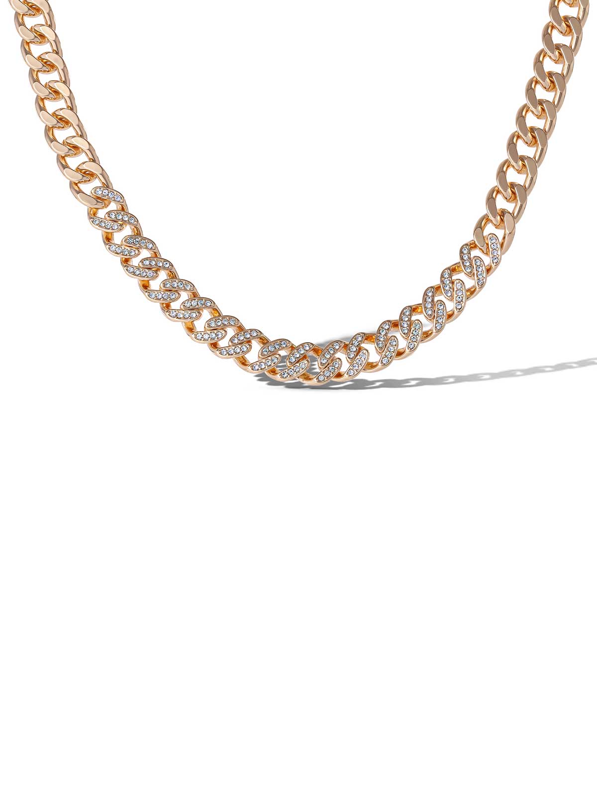 Accessories Pave Curb Chain Necklace | Jessica Simpson