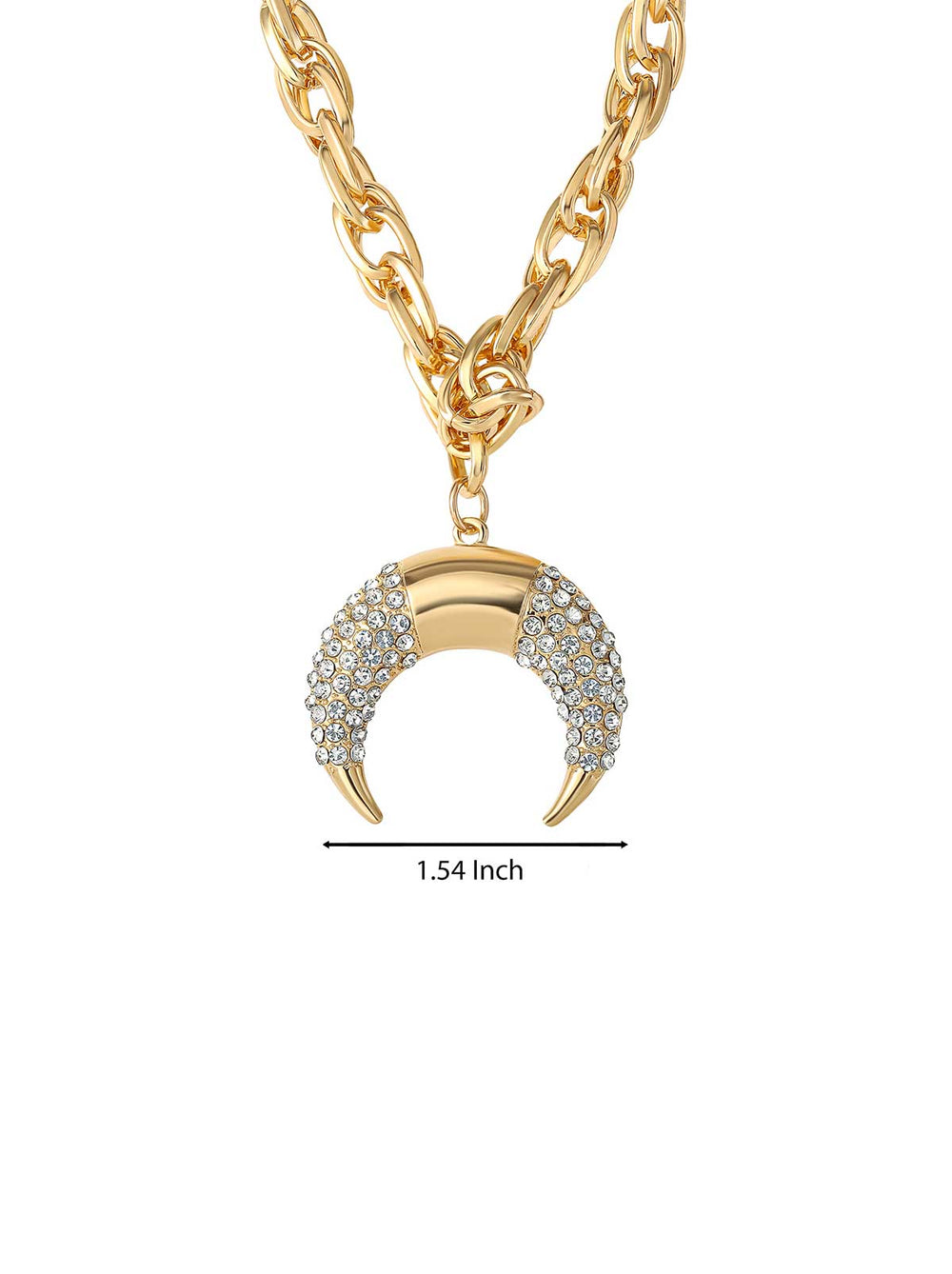 Accessories Pave Horn Necklace | Jessica Simpson