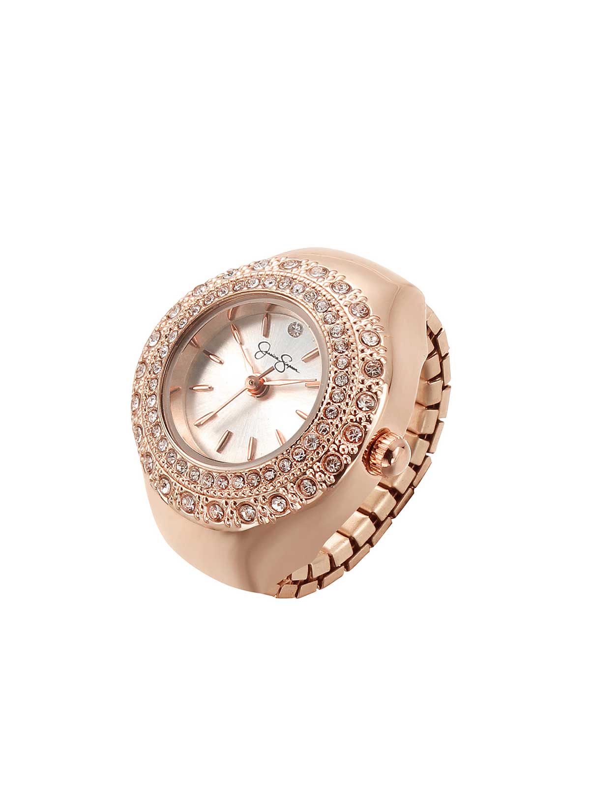 Accessories Crystal Ring Watch - Rose Gold | Jessica Simpson