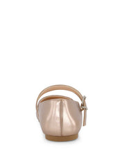 Women Little Girls' Amy Double Strap Ballet Flat - Champagne | Jessica Simpson