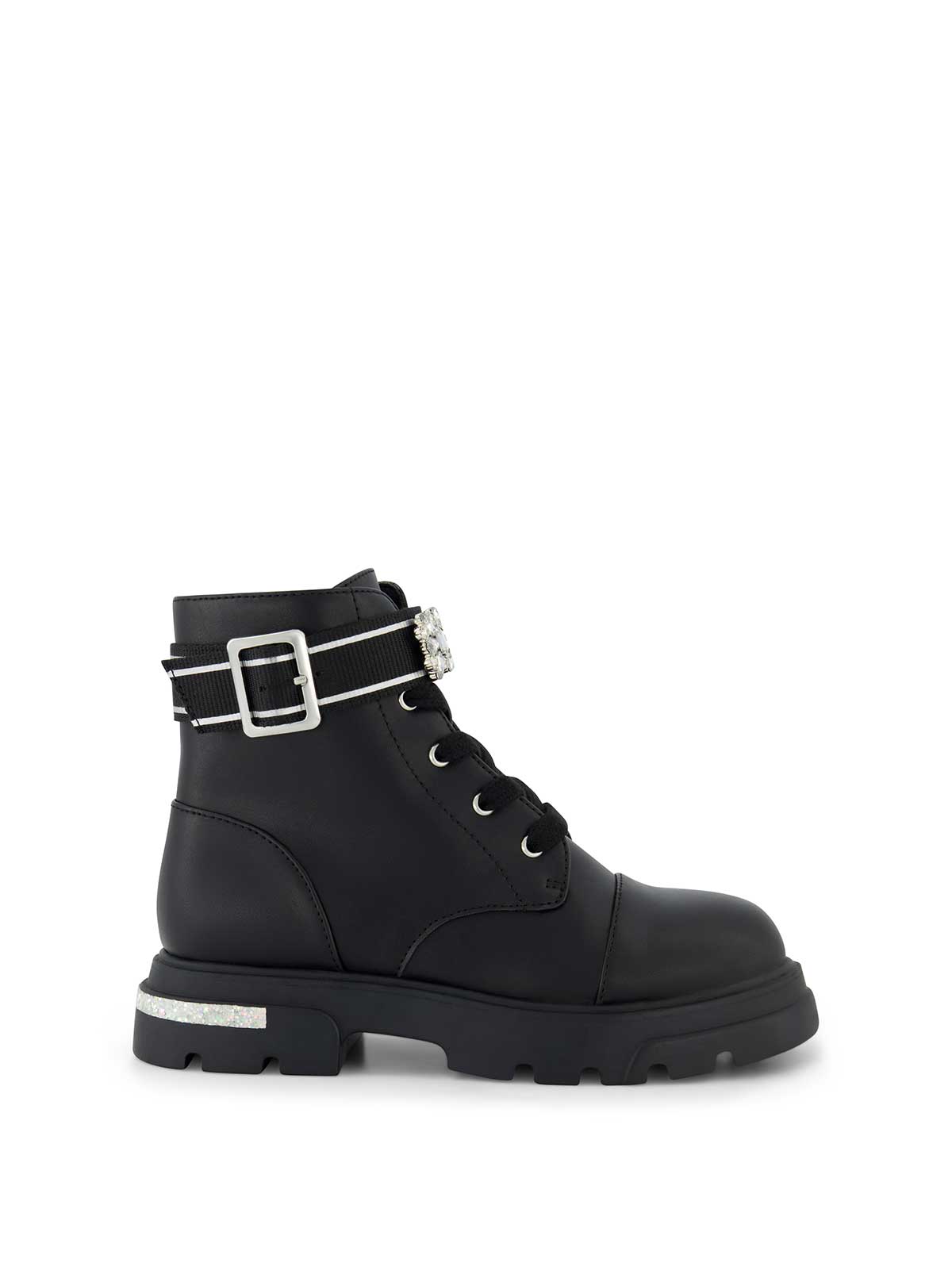 Women Little Girls' Rosa Brooch Boot - Black | Jessica Simpson
