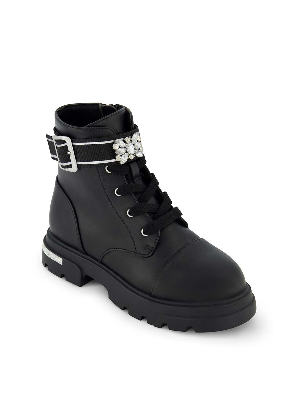 Women Little Girls' Rosa Brooch Boot - Black | Jessica Simpson