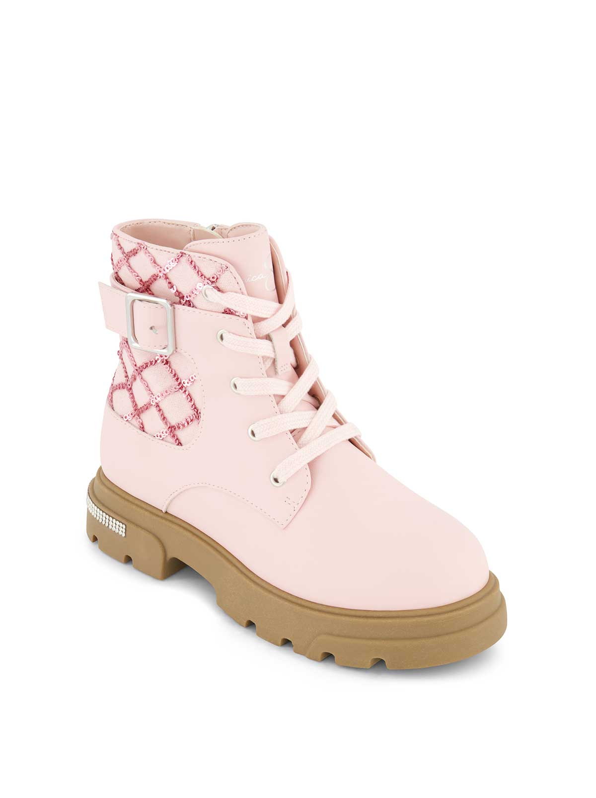 Women Little Girls' Rosa Buckle Boot - Blush | Jessica Simpson