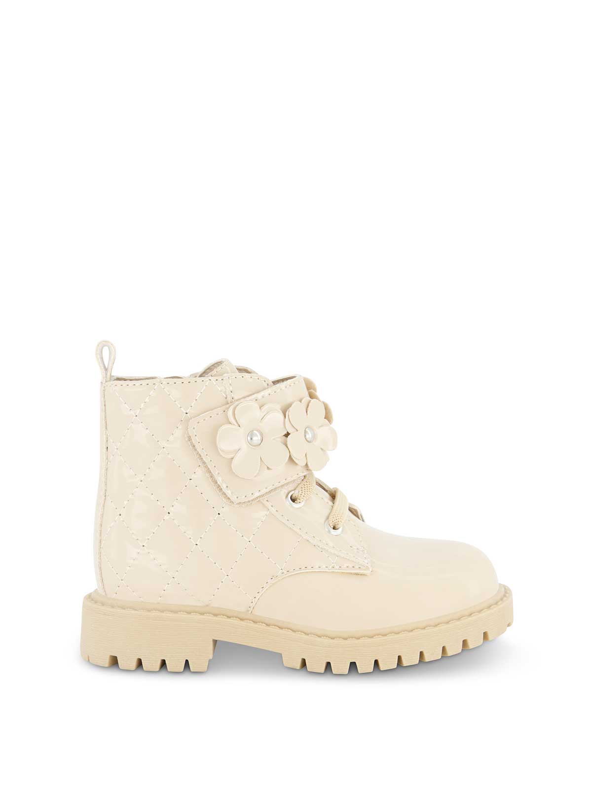 Women Toddler Daria Flower Moto Boot - Sand | Jessica Simpson