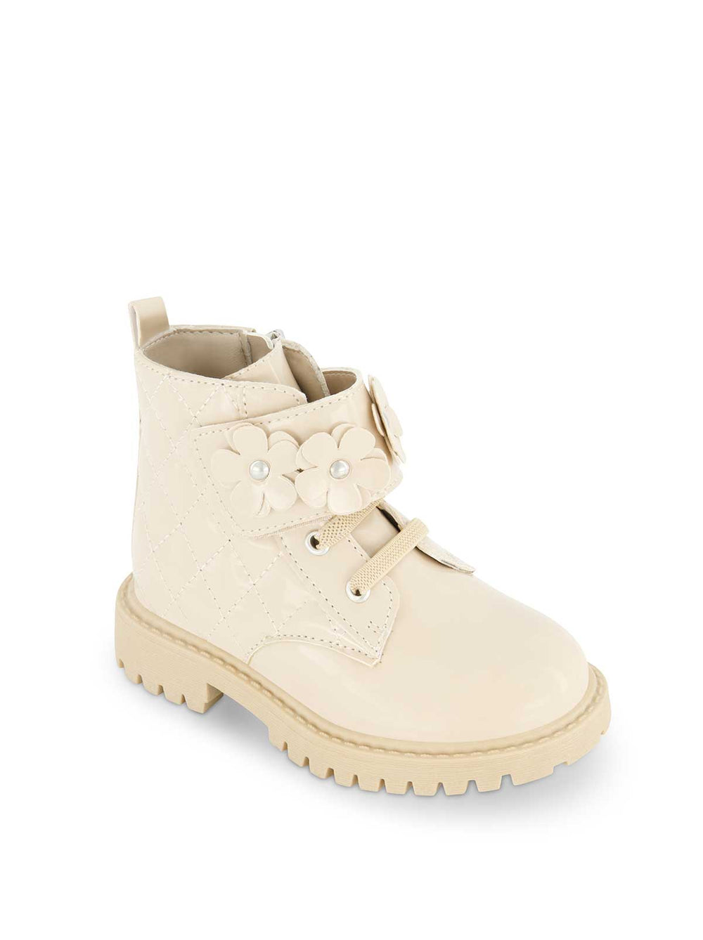 Women Toddler Daria Flower Moto Boot - Sand | Jessica Simpson