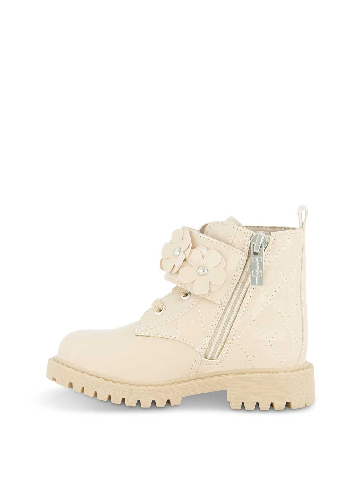 Women Toddler Daria Flower Moto Boot - Sand | Jessica Simpson