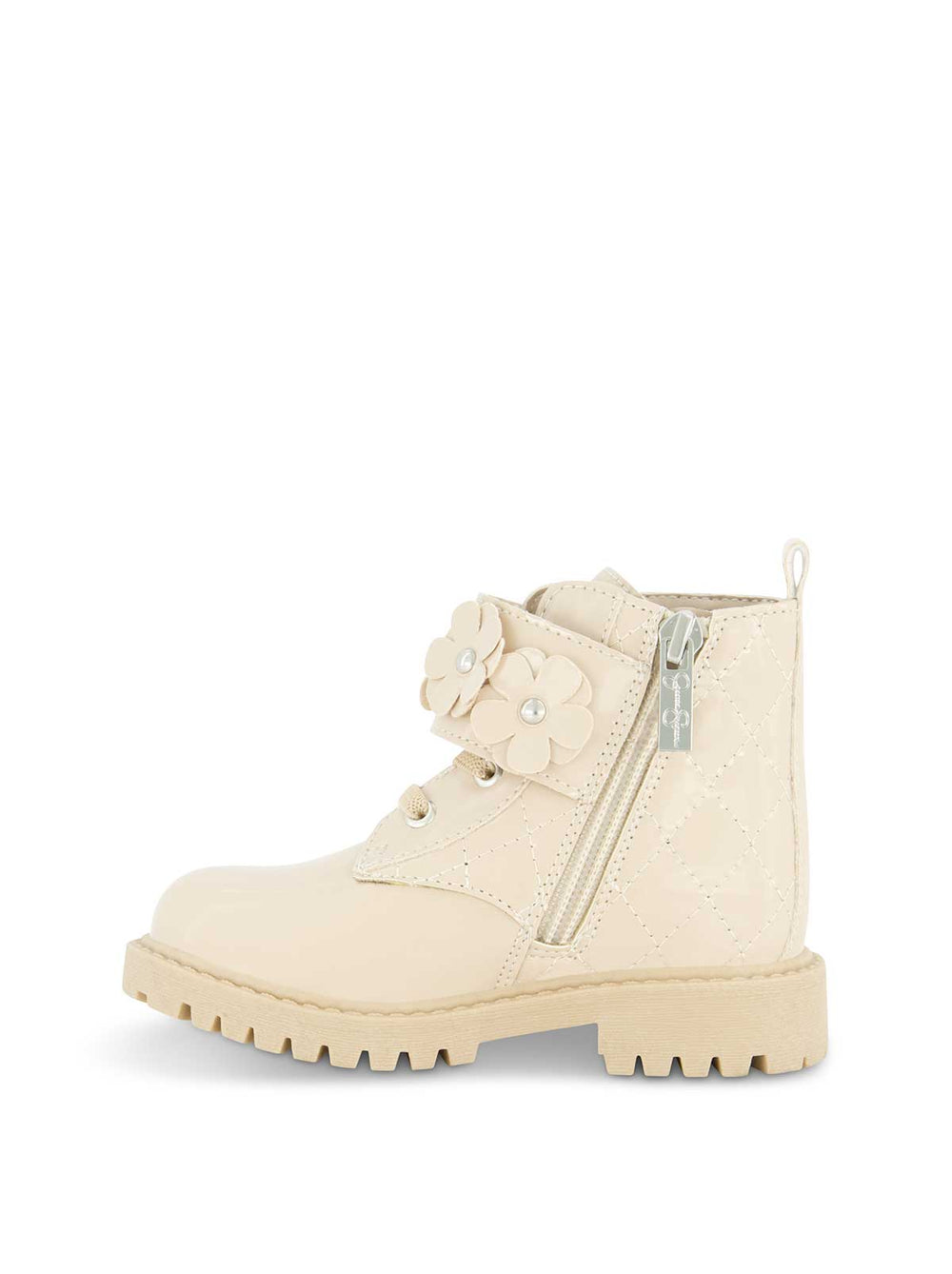 Women Toddler Daria Flower Moto Boot - Sand | Jessica Simpson