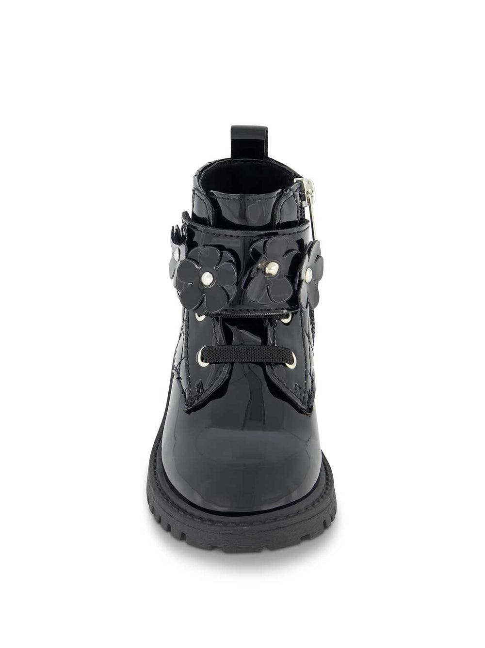 Women Toddler Daria Flower Moto Boot - Black | Jessica Simpson