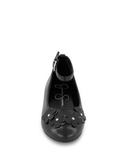 Women Little Girls' Amy Petal Ballet Flat - Black | Jessica Simpson