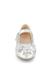 Women Toddler Amy Petal Ballet Flat - Silver | Jessica Simpson