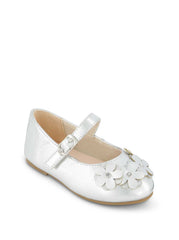 Women Toddler Amy Petal Ballet Flat - Silver | Jessica Simpson