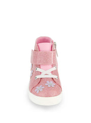 Women Toddler Gretchen Flower High Top Sneaker - Pink | Jessica Simpson