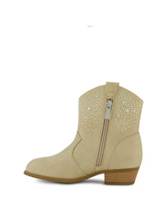 Women Little Girls' Layla Fade Western Bootie - Gold | Jessica Simpson