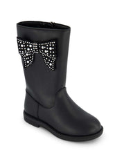 Women Toddler Evie Ribbon Boot - Black | Jessica Simpson
