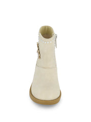 Women Toddler Evie Flower Boot - Cream | Jessica Simpson