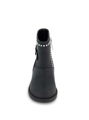 Women Toddler Evie Flower Boot - Black | Jessica Simpson
