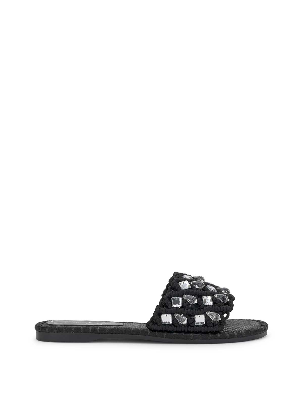 Women Brennara Flat Sandal - Black | Jessica Simpson