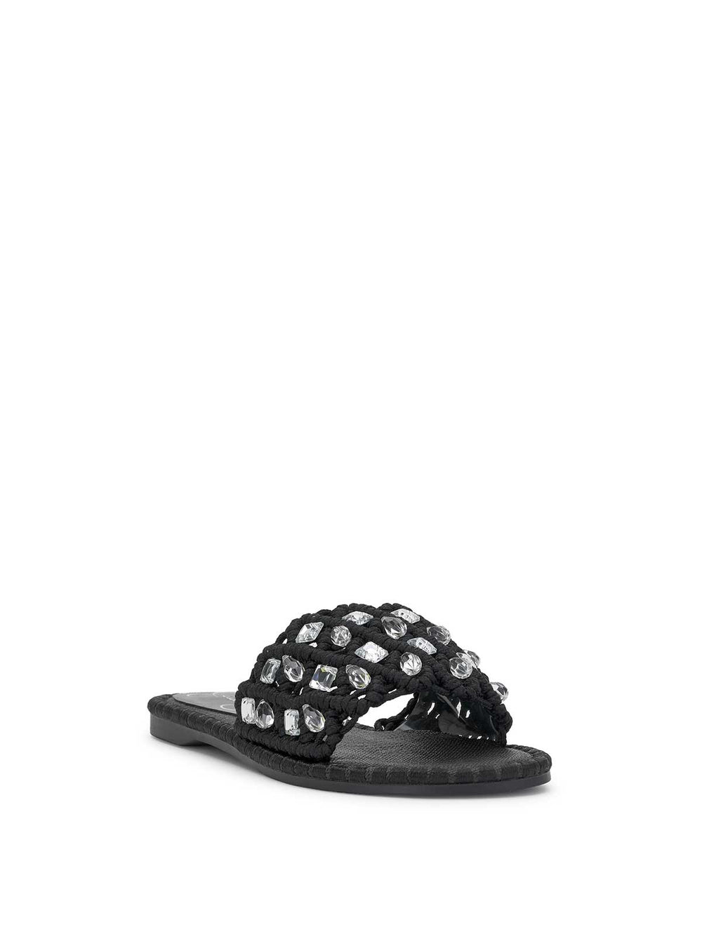 Women Brennara Flat Sandal - Black | Jessica Simpson