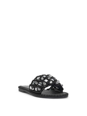 Women Brennara Flat Sandal - Black | Jessica Simpson
