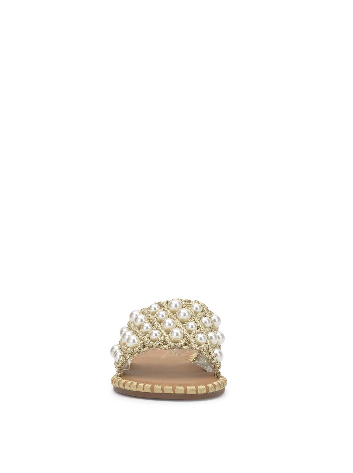 Women Brennara Flat Sandal - Soft Gold | Jessica Simpson