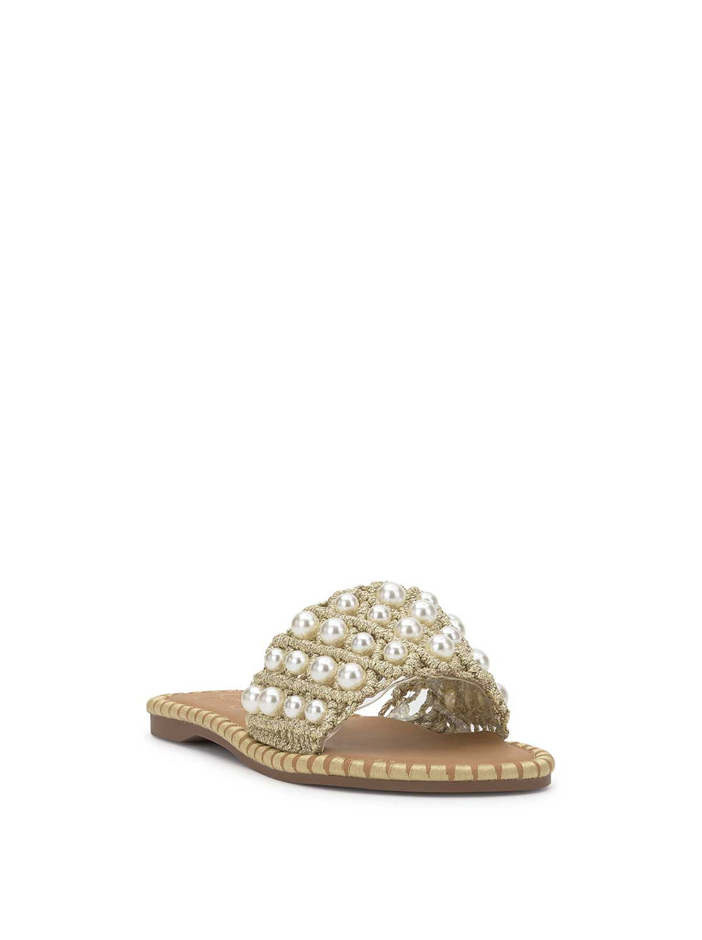 Women Brennara Flat Sandal - Soft Gold | Jessica Simpson
