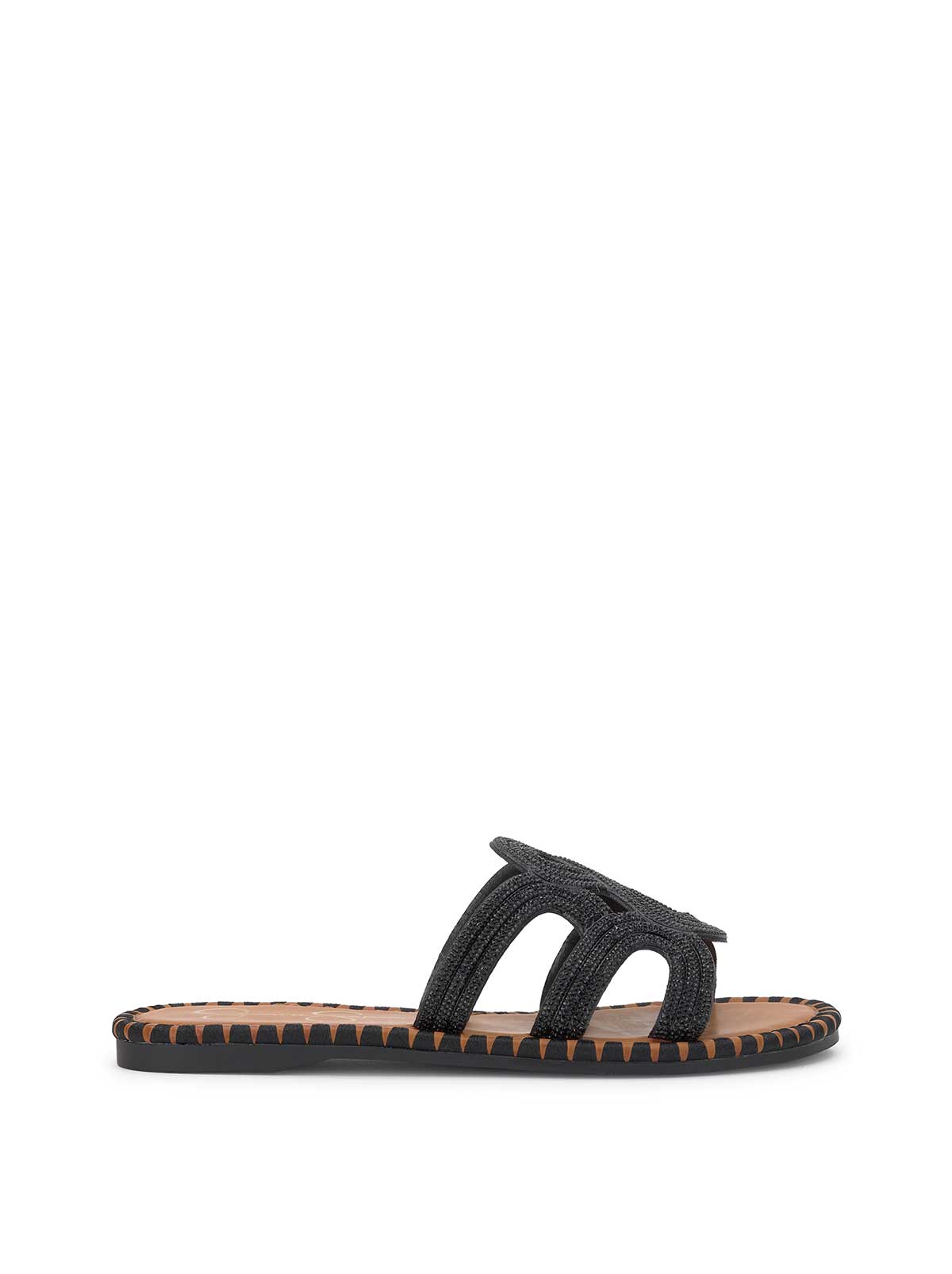 Women Bria Flat Sandal - Black | Jessica Simpson