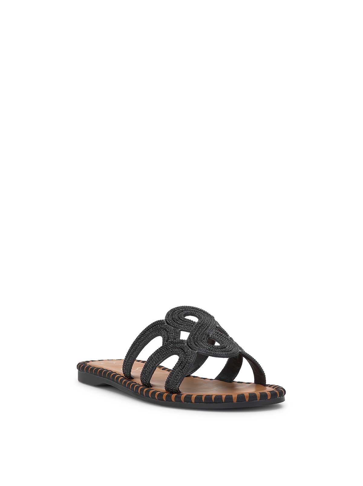 Women Bria Flat Sandal - Black | Jessica Simpson
