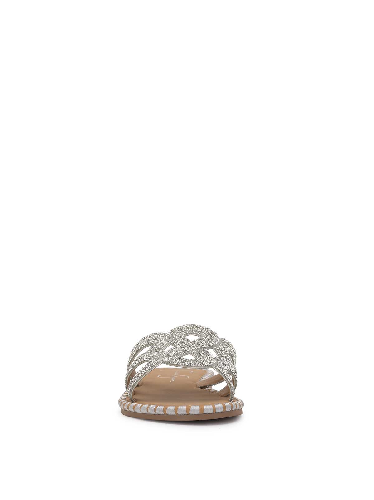 Women Bria Flat Sandal - Silver | Jessica Simpson