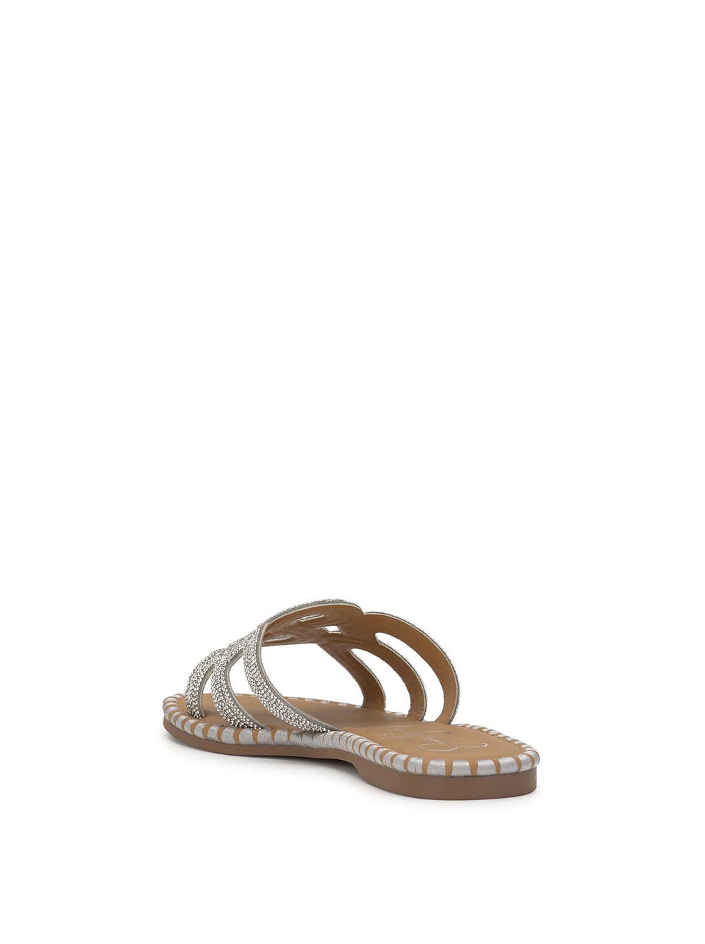 Women Bria Flat Sandal - Silver | Jessica Simpson