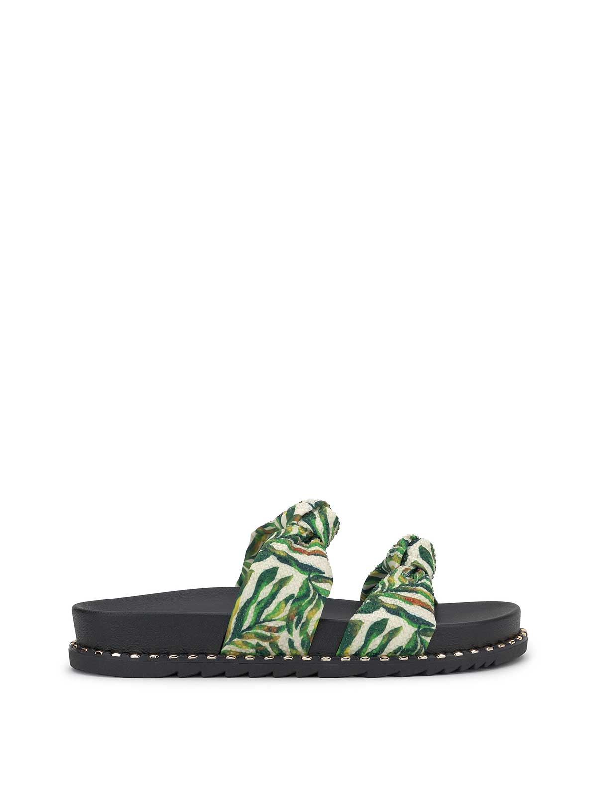 Women Caralyna Flat Sandal - Green Multi | Jessica Simpson
